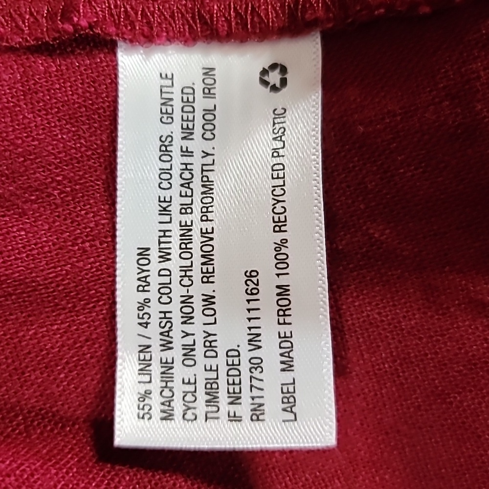 AVA & VIV Maroon Wide Legs Pants Size 3x - Picture 10 of 11